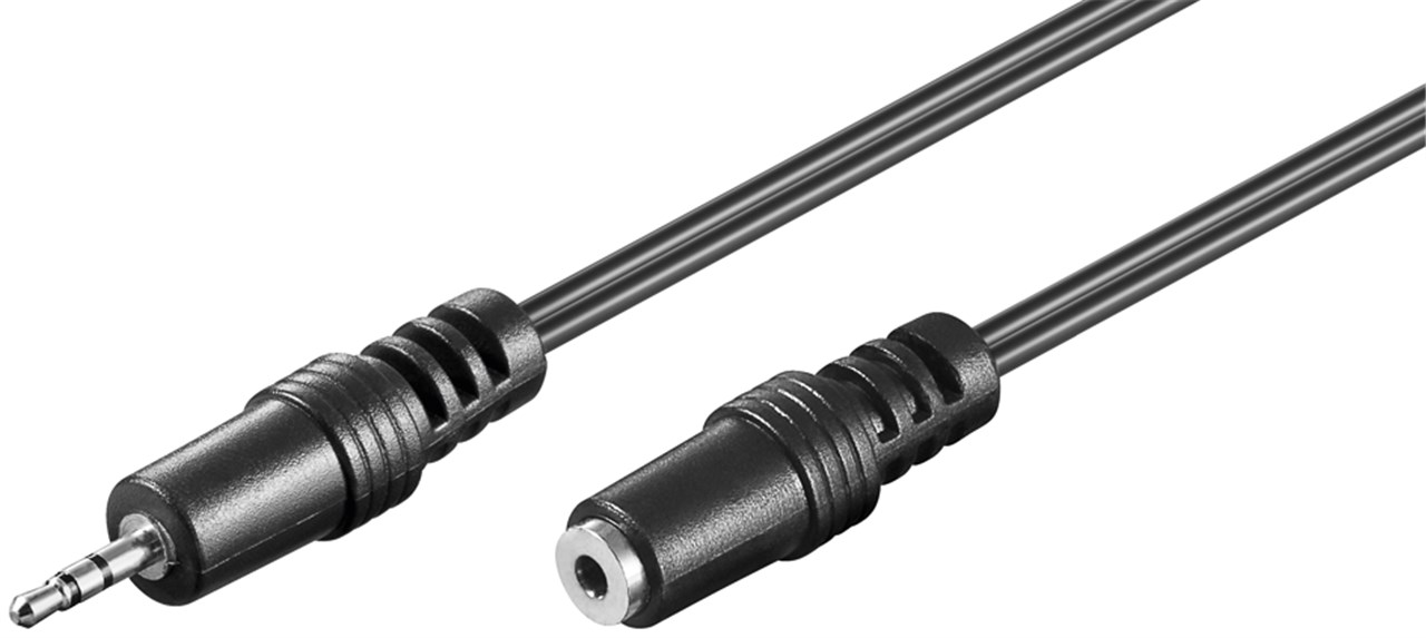 Audio Verlängerungskabel AUX, 2,5 mm stereo Audio Verlängerungskabel AUX, 2,5 mm stereo - Kabellänge 2 m - Klinke 2,5 mm Stecker (3-Pin, stereo) > Klinke 2,5 mm Buchse (3-Pin, stereo)