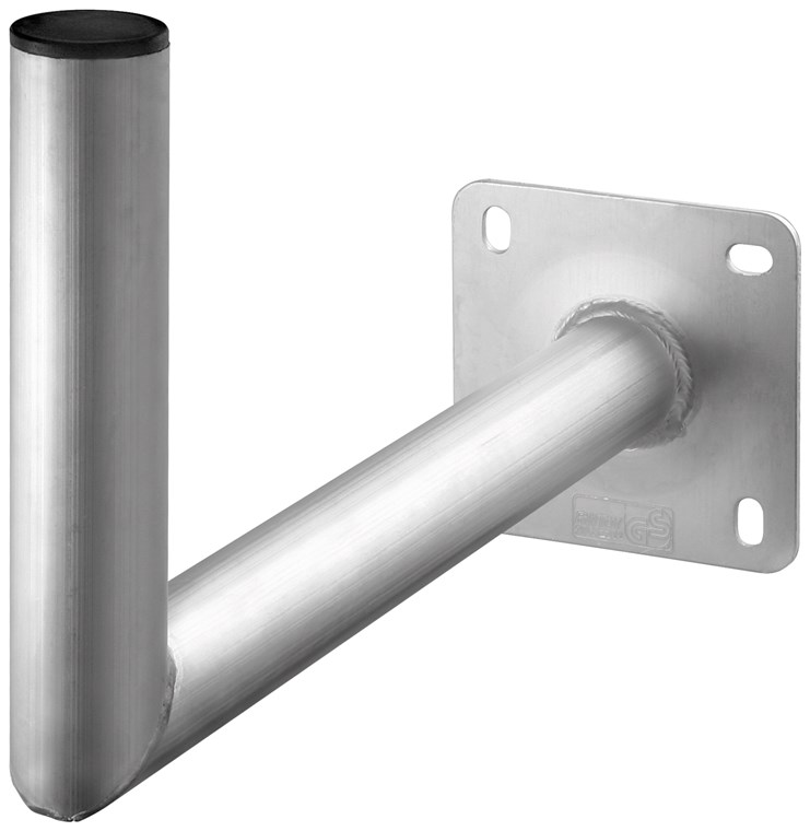 Aluminium SAT-Schüssel Wandhalter Aluminium SAT-Schüssel Wandhalter - Wandabstand 450 mm - mit 450 mm Wandabstand