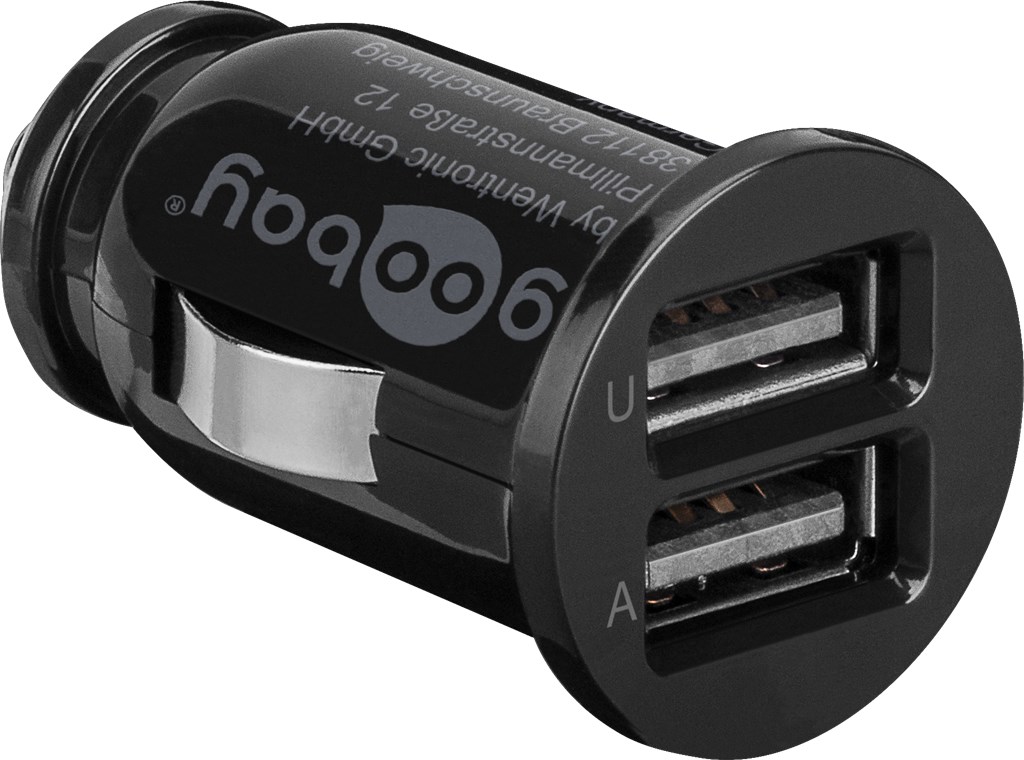 USB Type-C™ Auto-Ladeset (12W/2.4A) - Kfz-Ladeadapter und USB Type-C™ Kabel 1.0m (schwarz)