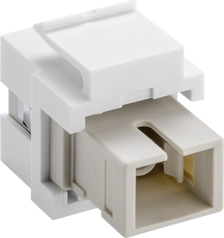 Keystone Modul Lichtwellenleiter - 17 mm Breite, 2x SC-Simplex Buchse