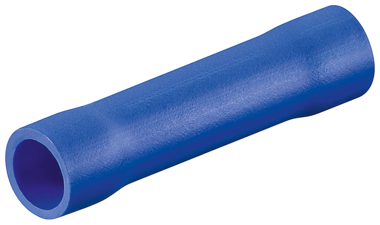 Stoßverbinder, Blau - Farbversion Blau - passend für Kabel mit Aderquerschnitt 1,5-2,5 mm