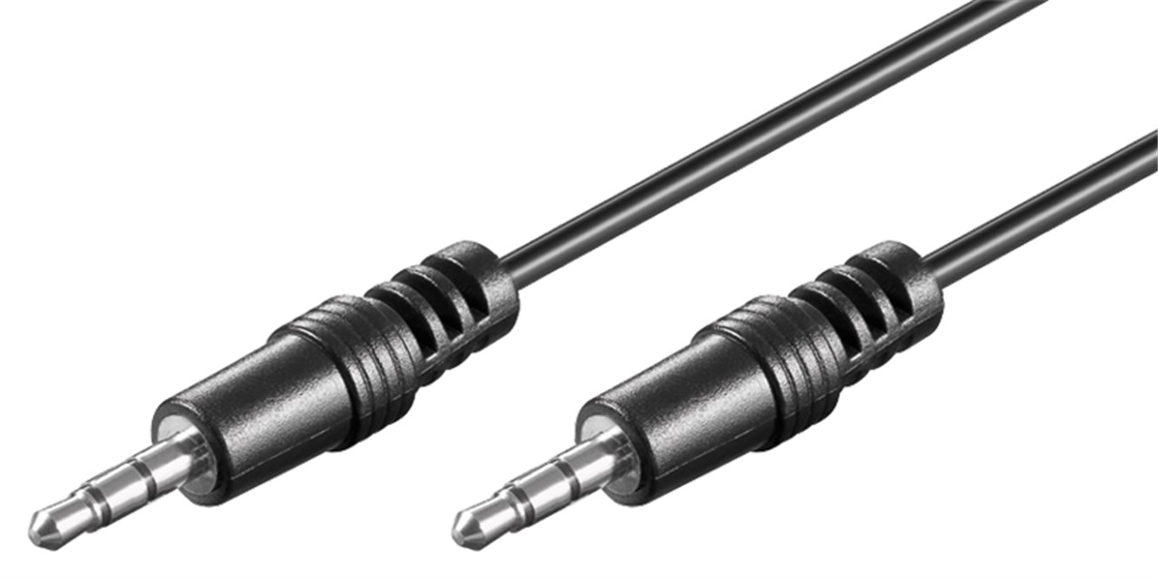 Audio Verbindungskabel AUX, 3,5 mm stereo, CU Audio Verbindungskabel AUX, 3,5 mm stereo, CU - Kabellänge 0.6 m - Klinke 3,5 mm Stecker (3-Pin, stereo) > Klinke 3,5 mm Stecker (3-Pin, stereo)