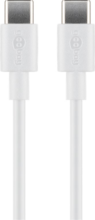 USB-C™ Lade- und Synchronisationskabel - Kabellänge 0.5 m - für Geräte mit USB-C™ Anschluss;weiß