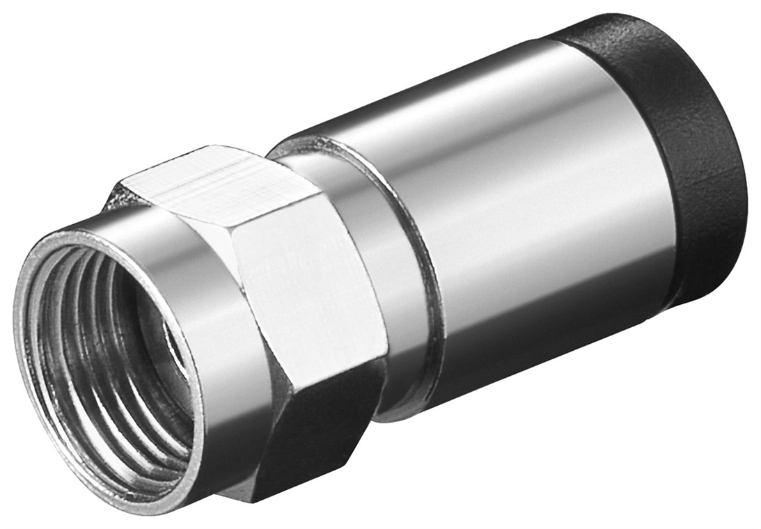 Kompression F-Stecker 7,0 mm - Kupfer-Nickel Kompression F-Stecker 7,0 mm - Kupfer-Nickel