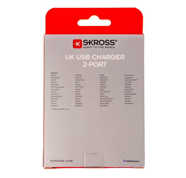UK - USB Charger - lädt schnell und gleichzeitig bis zu zwei USB Geräte (3,4A) UK - USB Charger - lädt schnell und gleichzeitig bis zu zwei USB Geräte (3,4A)