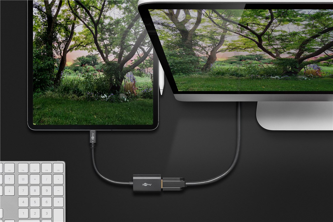 USB-C™ auf HDMI™ Adapter - Farbversion Schwarz - USB-C™-Stecker HDMI™-Buchse USB-C™ auf HDMI™ Adapter - Farbversion Schwarz - USB-C™-Stecker HDMI™-Buchse