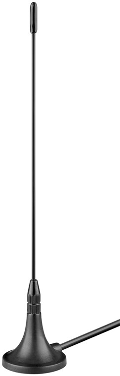 Passive DVB-T2 (HD) Mini-Magnetantenne Passive DVB-T2 (HD) Mini-Magnetantenne - 3 dBi Antenne zum Empfang von DVB-T / DVB-T2 HD Programmen