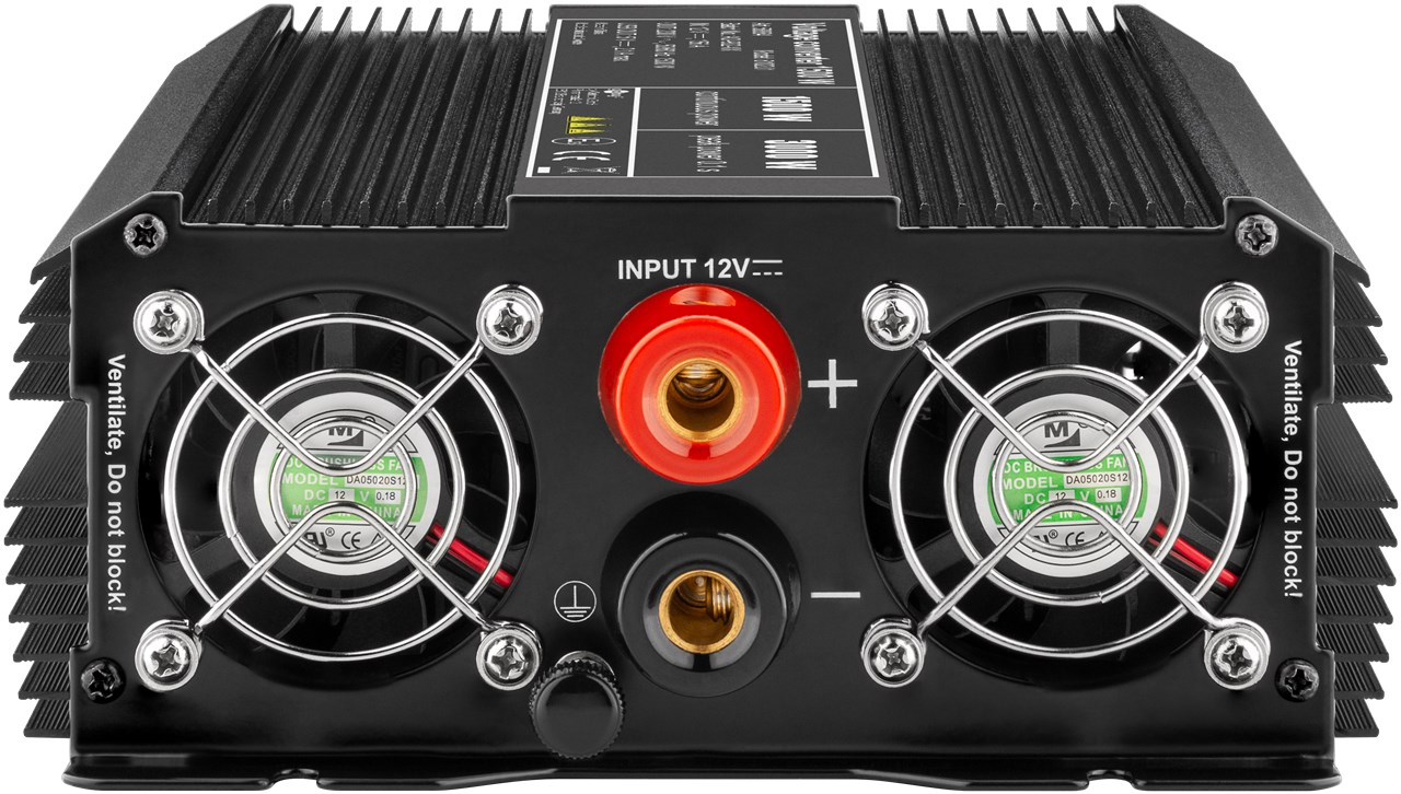 Spannungswandler 1500 W - wandelt 12 V DC in 230 V AC um Spannungswandler 1500 W - wandelt 12 V DC in 230 V AC um