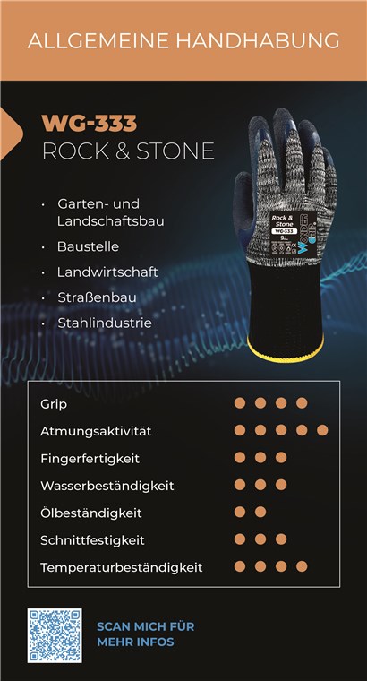 WG-333 - Größe L/9 - Garten- und Landschaftsbau, Baustelle, Landwirtschaft, Straßenbau, Abfallindustrie
