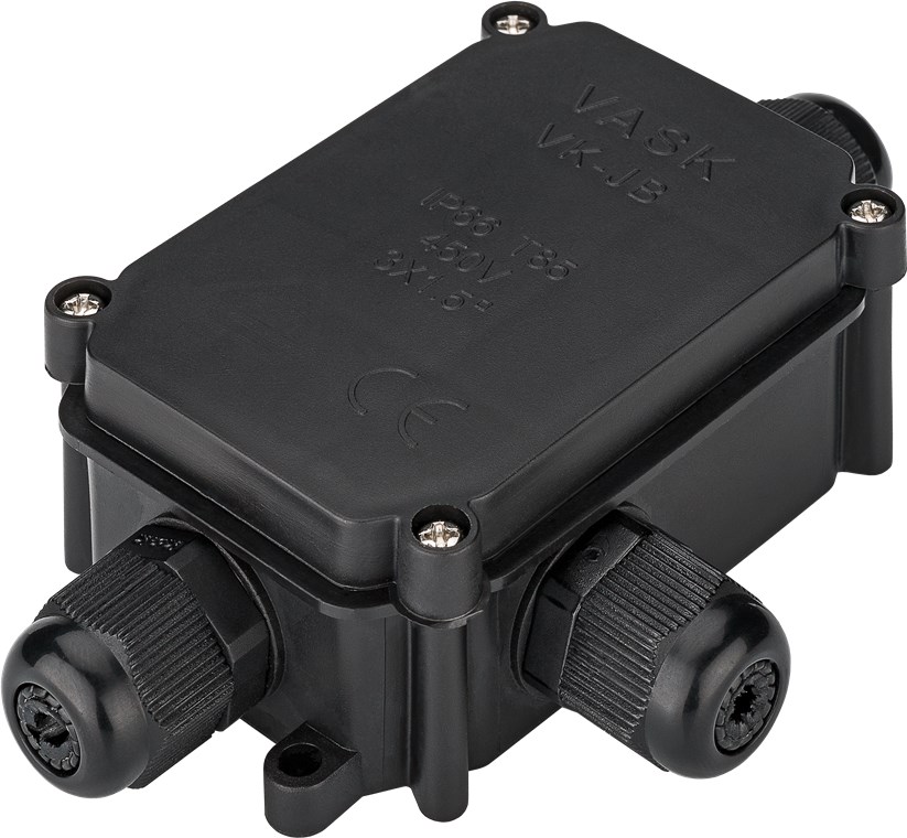 IP-66 Schutzbox für Lüsterklemmen PG9 - Safebox zum sicheren Verbinden von 3 Kabeln