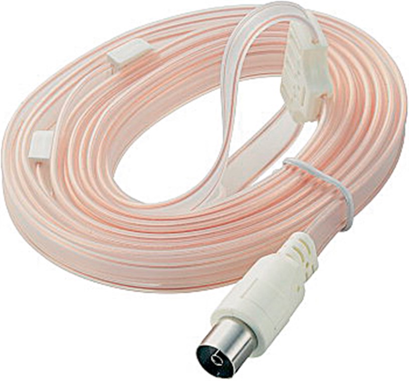 DAB/ FM/ AM/ UKW Radio Antenne - Kabellänge 1.75 m - Dipol-Wurfantenne mit Koax-Kupplung