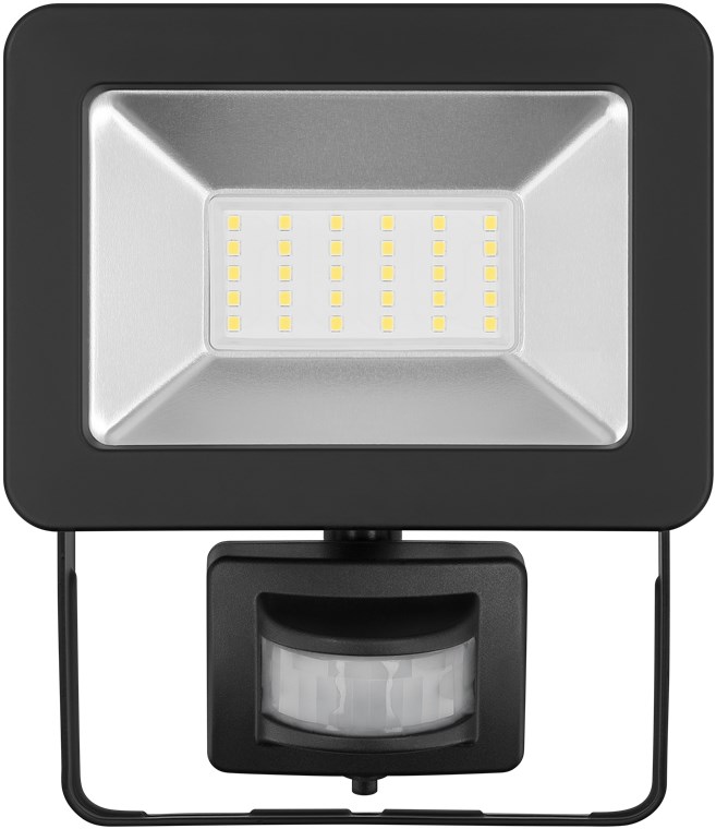 LED-Außenstrahler, 30 W, mit Bewegungsmelder - mit 2550 lm, neutralweißem Licht (4000 K), PIR-Sensor mit ON-/OFF-Funktion und M16-Kabelverschraubung, für den Außeneinsatz geeignet (IP44) LED-Außenstrahler, 30 W, mit Bewegungsmelder - mit 2550 lm, neutralweißem Licht (4000 K), PIR-Sensor mit ON-/OFF-Funktion und M16-Kabelverschraubung, für den Außeneinsatz geeignet (IP44)