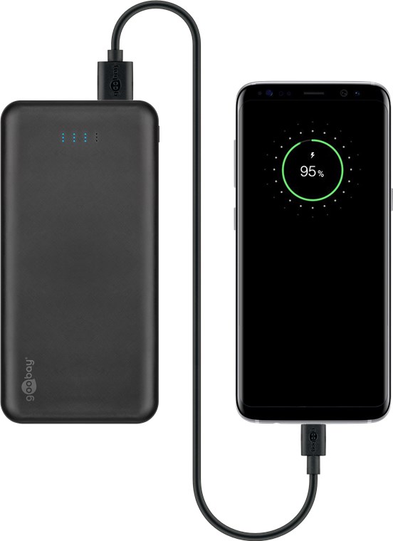 Powerbank Slimline 10.000 mAh - leistungsstarke 10.000 mAh in einem handlichen wie griffigen Design mit Status-Display Powerbank Slimline 10.000 mAh - leistungsstarke 10.000 mAh in einem handlichen wie griffigen Design mit Status-Display