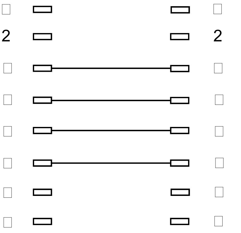 ISDN Modularanschlusskabel - Kabellänge 6 m - Kupferkaschierter Aluminiumleiter (CCA), RJ45-Stecker (8P4C) > RJ45-Stecker (8P4C) ISDN Modularanschlusskabel - Kabellänge 6 m - Kupferkaschierter Aluminiumleiter (CCA), RJ45-Stecker (8P4C) > RJ45-Stecker (8P4C)