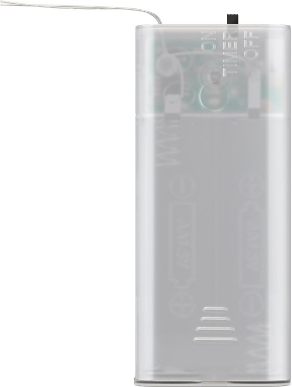 20er LED-Silberdraht-Lichterkette, inkl. Timer - Stimmungsvolle Leuchtdekoration für den Innenbereich