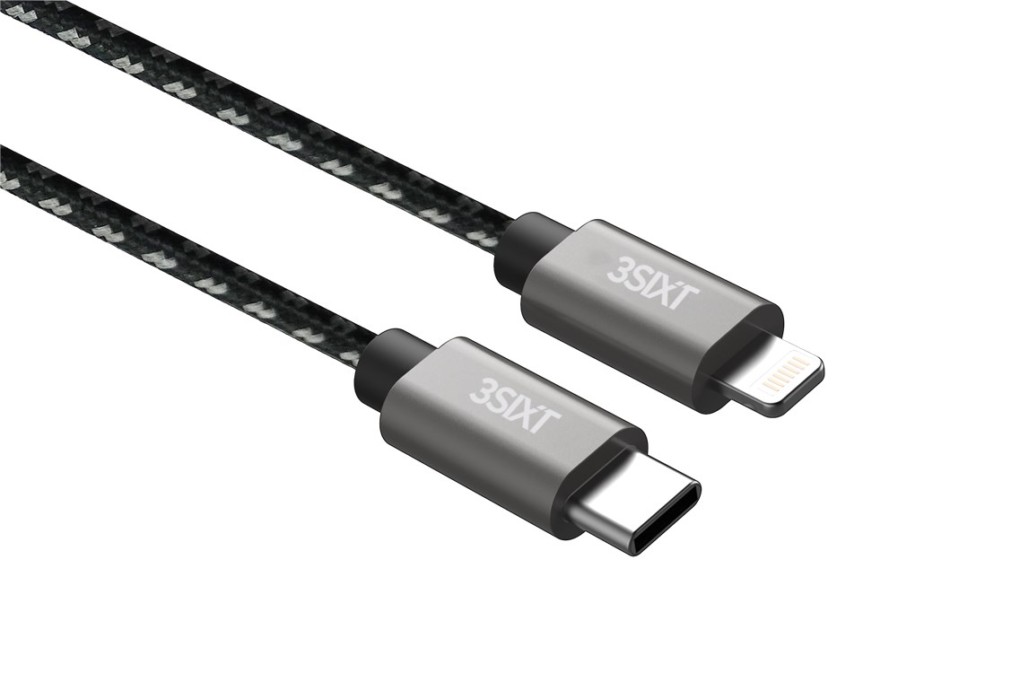 Lightning Sync- und Schnellladekabel USB-C™ --> Apple Lightning - Kabellänge 0.3 m - (3S-1382) Lightning Sync- und Schnellladekabel USB-C™ --> Apple Lightning - Kabellänge 0.3 m - (3S-1382)