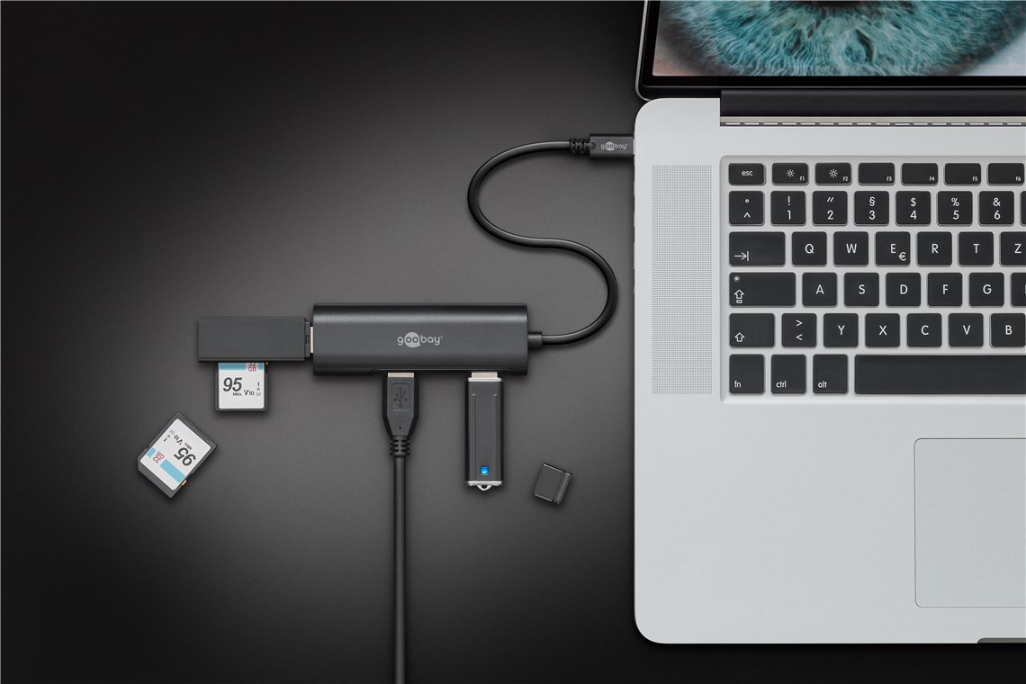 4-fach USB-C™ HUB - gleichzeitiger Anschluss von 4 USB 3.0 A Buchsen auf USB-C™ Stecker 4-fach USB-C™ HUB - gleichzeitiger Anschluss von 4 USB 3.0 A Buchsen auf USB-C™ Stecker