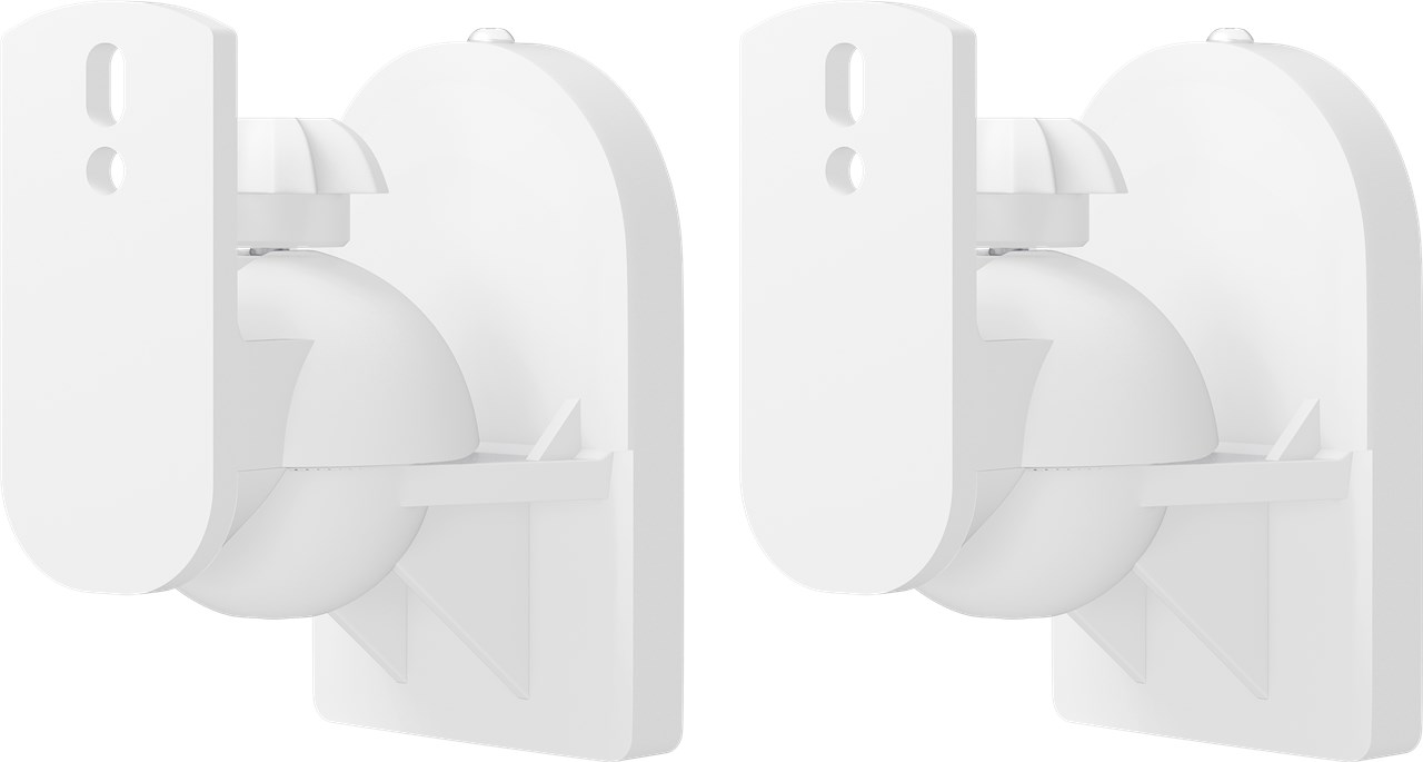 Lautsprecher Wandhalterung universal Lautsprecher Wandhalterung universal - universal Boxen Halter zur Wandmontage, (schwenkbar und neigbar) für Lautsprecher bis max. 3,5kg, weiß