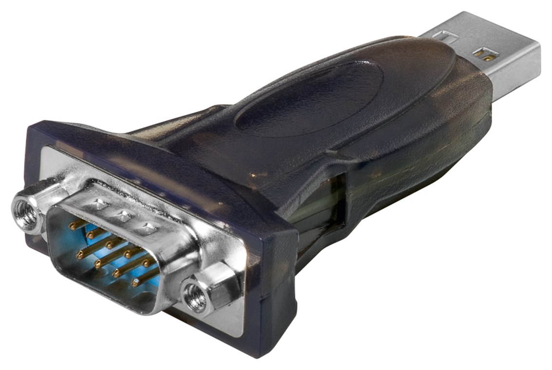 USB seriell RS232 Konverter mini, Transparent - Kabellänge 1.5 m - USB 2.0-Stecker (Typ A) > D-SUB/RS-232-Stecker (9-polig) USB seriell RS232 Konverter mini, Transparent - Kabellänge 1.5 m - USB 2.0-Stecker (Typ A) > D-SUB/RS-232-Stecker (9-polig)