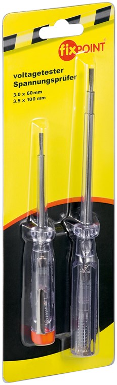 Spannungsprüfer-Set 140 mm und 190 mm - geeignet für Spannungen zwischen 200 V und 250 V Spannungsprüfer-Set 140 mm und 190 mm - geeignet für Spannungen zwischen 200 V und 250 V