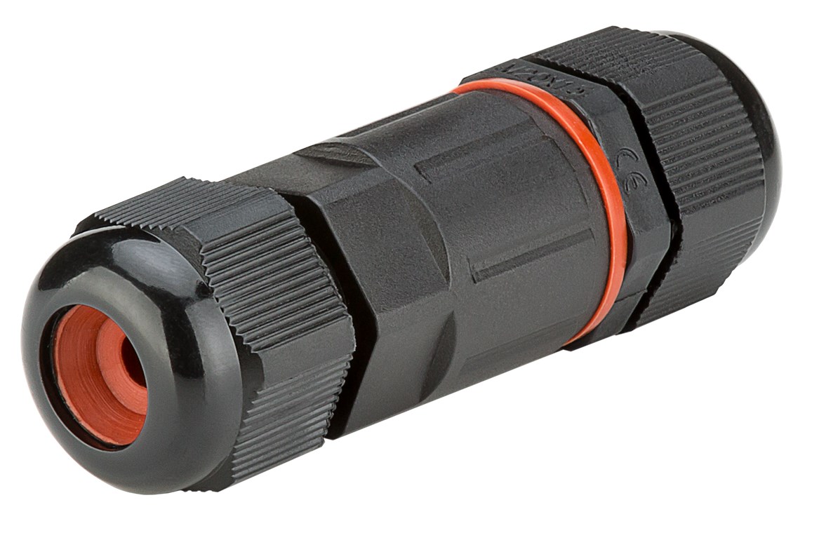 Kabelverbindungsstück 7,5 cm IP68 - Kabelmuffe zum Verlegen von Kabeln in Außenanlagen