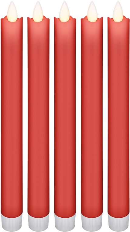5er-Set rote LED-Echtwachs-Stabkerzen, inkl. Fernbedienung - wunderschöne und sichere Lichtlösung für viele Bereiche wie Haus und Loggia, Büros oder Schulen 5er-Set rote LED-Echtwachs-Stabkerzen, inkl. Fernbedienung - wunderschöne und sichere Lichtlösung für viele Bereiche wie Haus und Loggia, Büros oder Schulen