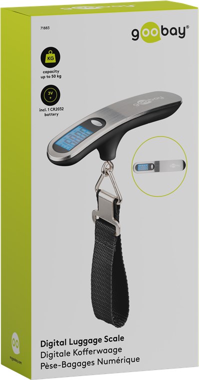 Digitale Kofferwaage - für ein Gewicht bis 50 kg Digitale Kofferwaage - für ein Gewicht bis 50 kg