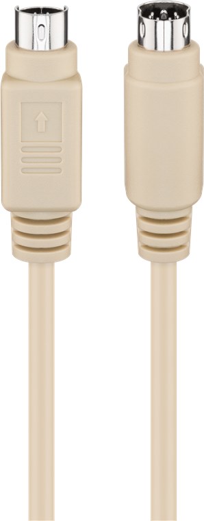 PS/2 Tastatur-/Maus-Kabel - Kabellänge 2 m - Mini-DIN 6-Stecker (PS/2) > Mini-DIN 6-Stecker (PS/2) PS/2 Tastatur-/Maus-Kabel - Kabellänge 2 m - Mini-DIN 6-Stecker (PS/2) > Mini-DIN 6-Stecker (PS/2)