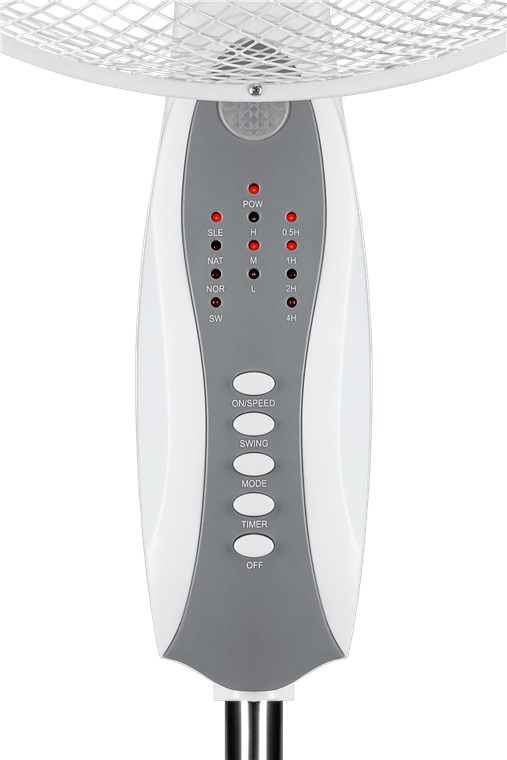 16 Zoll Standventilator mit Fernbedienung & Timer - oszillierender, leiser Luftkühler mit Stromkabel 16 Zoll Standventilator mit Fernbedienung & Timer - oszillierender, leiser Luftkühler mit Stromkabel