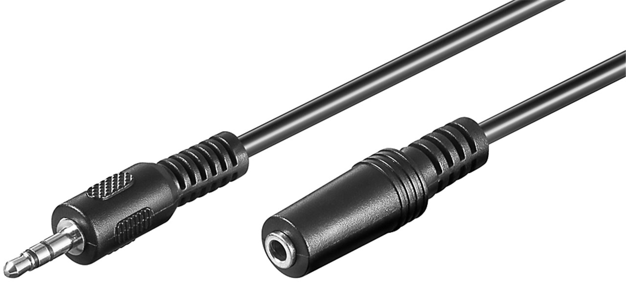 Kopfhörer- und Audio Verlängerungskabel AUX, 3-pol. 3,5 mm Kopfhörer- und Audio Verlängerungskabel AUX, 3-pol. 3,5 mm - Kabellänge 10 m - Klinke 3,5 mm Stecker (3-Pin, stereo) > Klinke 3,5 mm Buchse (3-Pin, stereo)
