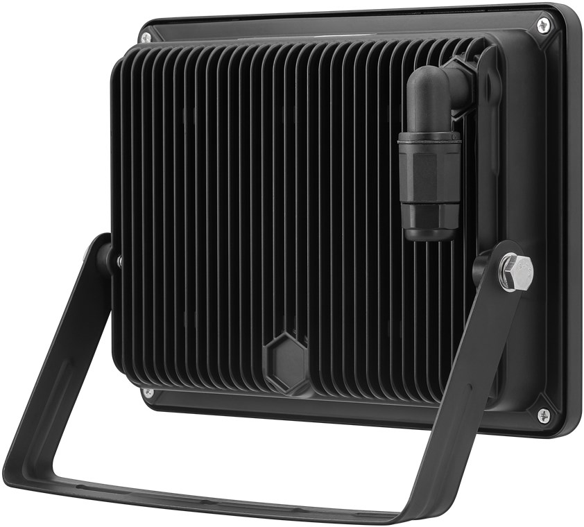 LED-Außenstrahler, 100 W - mit 8500 lm, neutralweißem Licht (4000 K) und M16-Kabelverschraubung, für den Außeneinsatz geeignet (IP65) LED-Außenstrahler, 100 W - mit 8500 lm, neutralweißem Licht (4000 K) und M16-Kabelverschraubung, für den Außeneinsatz geeignet (IP65)