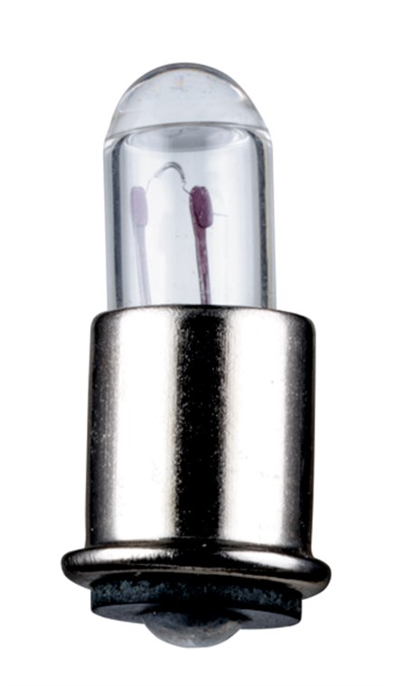 T1 Subminiatur-Glühlampe, 0,09 W T1 Subminiatur-Glühlampe, 0,09 W - Max. Leistungsaufnahme 0.09 W - SM4s/4 (Sub Midget Flange), 1,5 V (DC), 90 mA