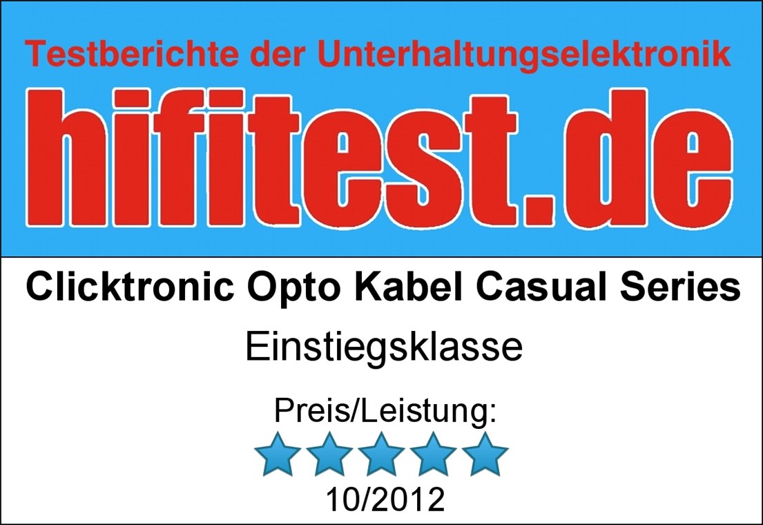 Toslink-Kabel - Kabellänge 5 m - Premium-Kabel|1x Toslink-Stecker 1x Toslink-Stecker|5,0 m|Polymer-Lichtwellenleiter Toslink-Kabel - Kabellänge 5 m - Premium-Kabel|1x Toslink-Stecker 1x Toslink-Stecker|5,0 m|Polymer-Lichtwellenleiter