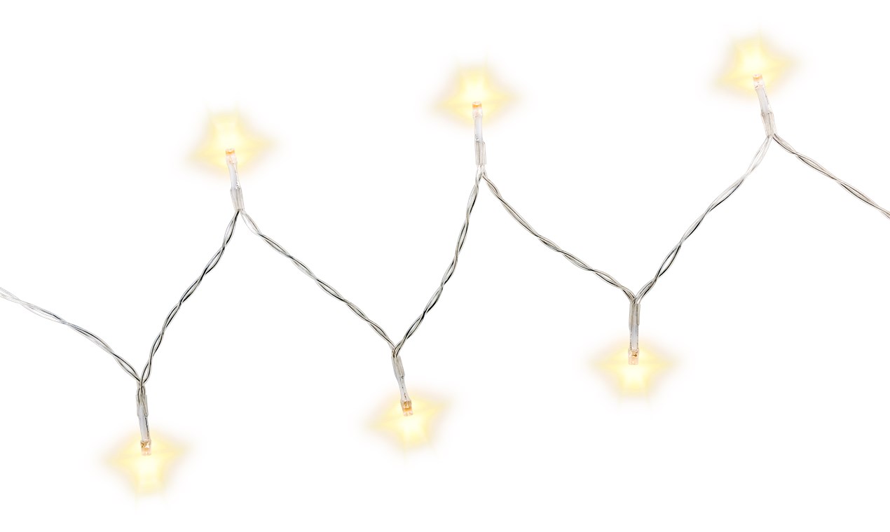 10er LED-Lichterkette, batteriebetrieben 10er LED-Lichterkette, batteriebetrieben - Stimmungsvolle Leuchtdekoration für den Innenbereich