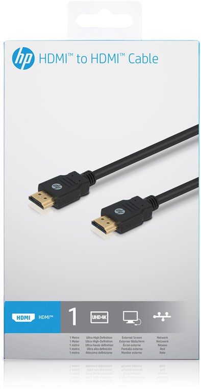 HDMI™ auf HDMI™ Kabel - Kabellänge 1 m - HDMI™-Stecker (Typ A) > HDMI™-Stecker (Typ A) HDMI™ auf HDMI™ Kabel - Kabellänge 1 m - HDMI™-Stecker (Typ A) > HDMI™-Stecker (Typ A)