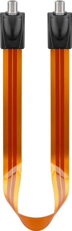 SAT Fensterdurchführung, extrem flach (0,3 mm) SAT Fensterdurchführung, extrem flach (0,3 mm) - Kabellänge 0.5 m - F-Buchse > F-Buchse