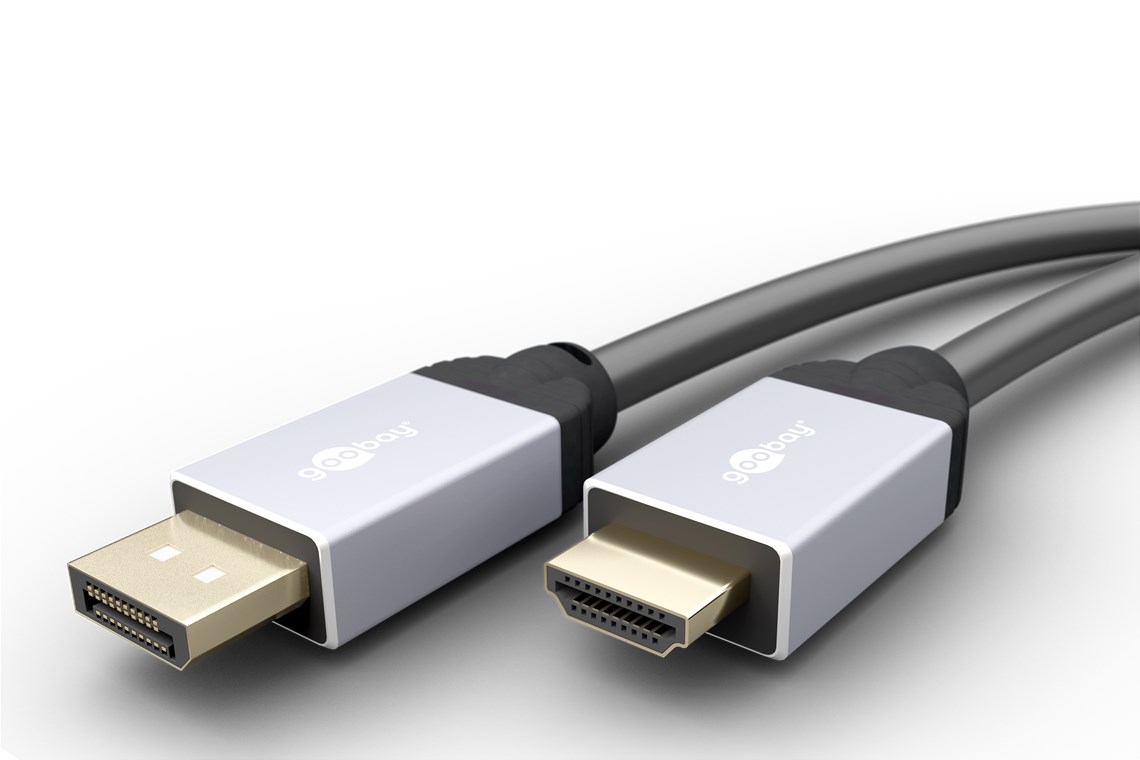 DisplayPort / High-Speed-HDMI™-Adapterkabel - Kabellänge 1.5 m - DisplayPort-Stecker > HDMI™-Stecker (Typ A) DisplayPort / High-Speed-HDMI™-Adapterkabel - Kabellänge 1.5 m - DisplayPort-Stecker > HDMI™-Stecker (Typ A)