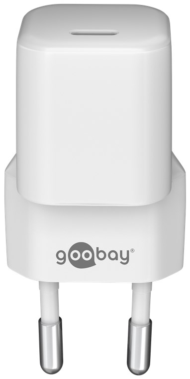 USB-C™ PD (Power Delivery) Schnellladegerät Nano (20 W), Weiß USB-C™ PD (Power Delivery) Schnellladegerät Nano (20 W), Weiß - geeignet für Geräte mit USB-C™ (Power Delivery) wie z.B. iPhone 12