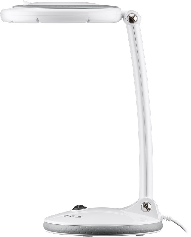 LED-Stand-Lupenleuchte easy line - 100 mm Glaslinse, 1,75-fache Vergrößerung, 3 Dioptrien, 83-417 lm