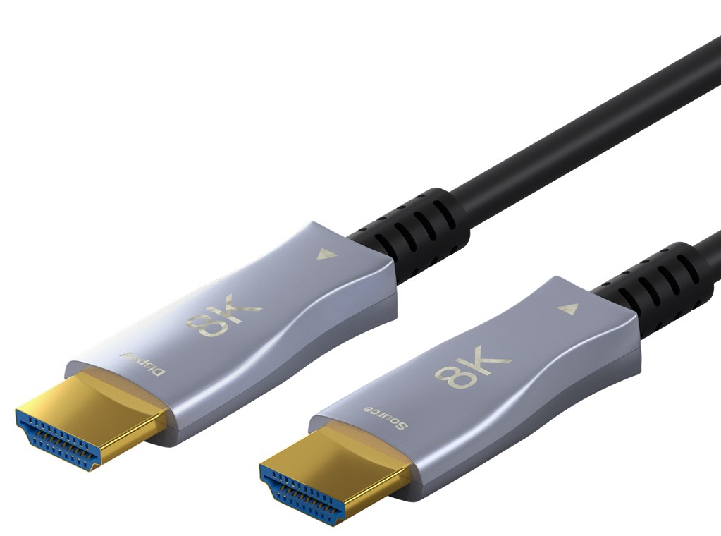 Optisches Hybrid High-Speed-HDMI™-Kabel mit Ethernet (AOC) - Kabellänge 10 m - Hochgeschwindigkeitskabel für 8K @ 60 Hz/ 4K @ 120 Hz für lange Übertragungswege Optisches Hybrid High-Speed-HDMI™-Kabel mit Ethernet (AOC) - Kabellänge 10 m - Hochgeschwindigkeitskabel für 8K @ 60 Hz/ 4K @ 120 Hz für lange Übertragungswege