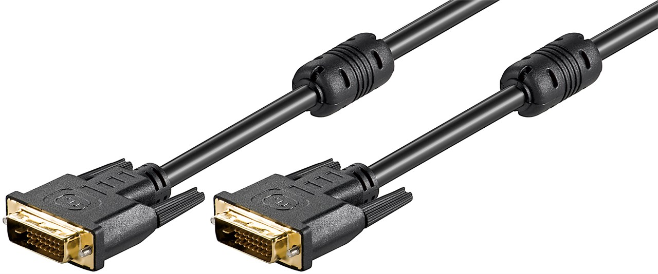 DVI-D Full HD Kabel Dual Link, vergoldet - Kabellänge 1.8 m - DVI-D-Stecker Dual-Link (24+1 pin) > DVI-D-Stecker Dual-Link (24+1 pin) DVI-D Full HD Kabel Dual Link, vergoldet - Kabellänge 1.8 m - DVI-D-Stecker Dual-Link (24+1 pin) > DVI-D-Stecker Dual-Link (24+1 pin)