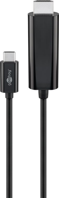 USB-C™- HDMI Adapterkabel 4k60Hz, 1,80m, schwarz USB-C™- HDMI Adapterkabel 4k60Hz, 1,80m, schwarz - Kabellänge 1.8 m - USB-C™-Stecker > HDMI™-Stecker (Typ A)