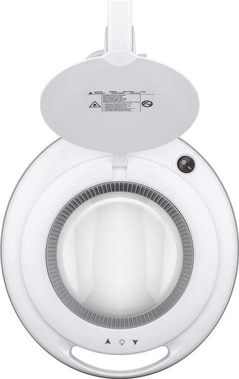 LED Klemm-Lupenleuchte 8,5 W - 127 mm Kristall-Glaslinse, 1,75-fache Vergrößerung, 3 Dioptrien, 83-800 lm LED Klemm-Lupenleuchte 8,5 W - 127 mm Kristall-Glaslinse, 1,75-fache Vergrößerung, 3 Dioptrien, 83-800 lm