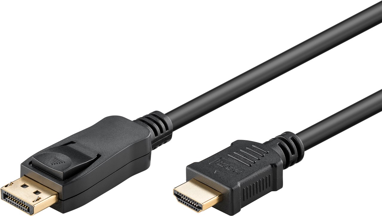DisplayPort auf HDMI™ Adapterkabel DisplayPort auf HDMI™ Adapterkabel - Kabellänge 1 m - DisplayPort-Stecker (1.2) > HDMI™-Stecker (Typ A) (1.4)