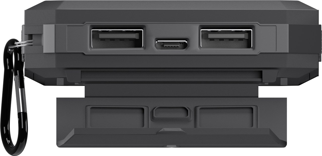 Outdoor Powerbank 8.0 (8.000 mAh) - für Outdoor-Abenteuer dank robustem Design, Solarpanel und Taschenlampenfunktion Outdoor Powerbank 8.0 (8.000 mAh) - für Outdoor-Abenteuer dank robustem Design, Solarpanel und Taschenlampenfunktion