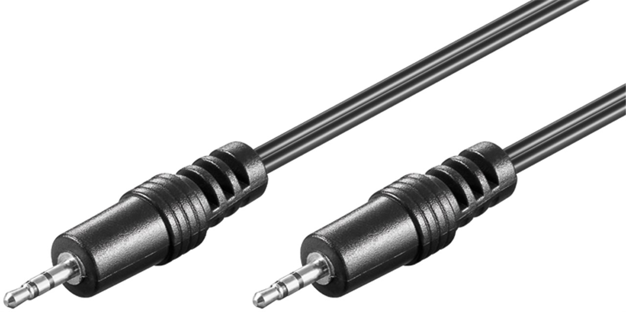 Audio Verbindungskabel AUX, 2,5 mm stereo Audio Verbindungskabel AUX, 2,5 mm stereo - Kabellänge 1.5 m - Klinke 2,5 mm Stecker (3-Pin, stereo) > Klinke 2,5 mm Stecker (3-Pin, stereo)