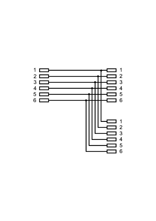 ISDN T-Adapter - Farbversion Schwarz - RJ11/RJ14-Buchse (6P4C) > 2x RJ11/RJ14-Buchse (6P4C) ISDN T-Adapter - Farbversion Schwarz - RJ11/RJ14-Buchse (6P4C) > 2x RJ11/RJ14-Buchse (6P4C)