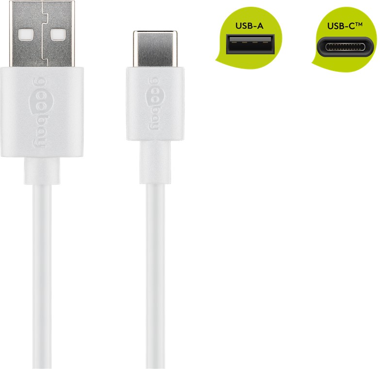 USB-C™ Lade- und Synchronisationskabel - Kabellänge 0.5 m - verbindet Geräte mit USB-C™- und USB-A Anschlüssen miteinander USB-C™ Lade- und Synchronisationskabel - Kabellänge 0.5 m - verbindet Geräte mit USB-C™- und USB-A Anschlüssen miteinander