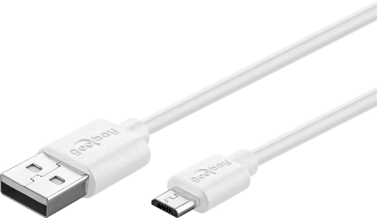 Micro USB Dual Ladeset 2,4 A - Netzteil mit 2x USB-Buchse und Micro USB Kabel 1m (weiß) Micro USB Dual Ladeset 2,4 A - Netzteil mit 2x USB-Buchse und Micro USB Kabel 1m (weiß)