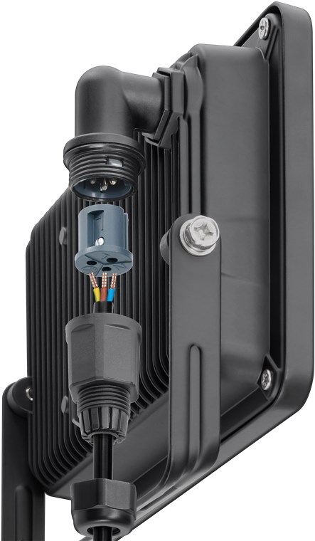 LED-Außenstrahler, 10 W - mit 850 lm, neutralweißem Licht (4000 K) und M16-Kabelverschraubung, für den Außeneinsatz geeignet (IP65) LED-Außenstrahler, 10 W - mit 850 lm, neutralweißem Licht (4000 K) und M16-Kabelverschraubung, für den Außeneinsatz geeignet (IP65)